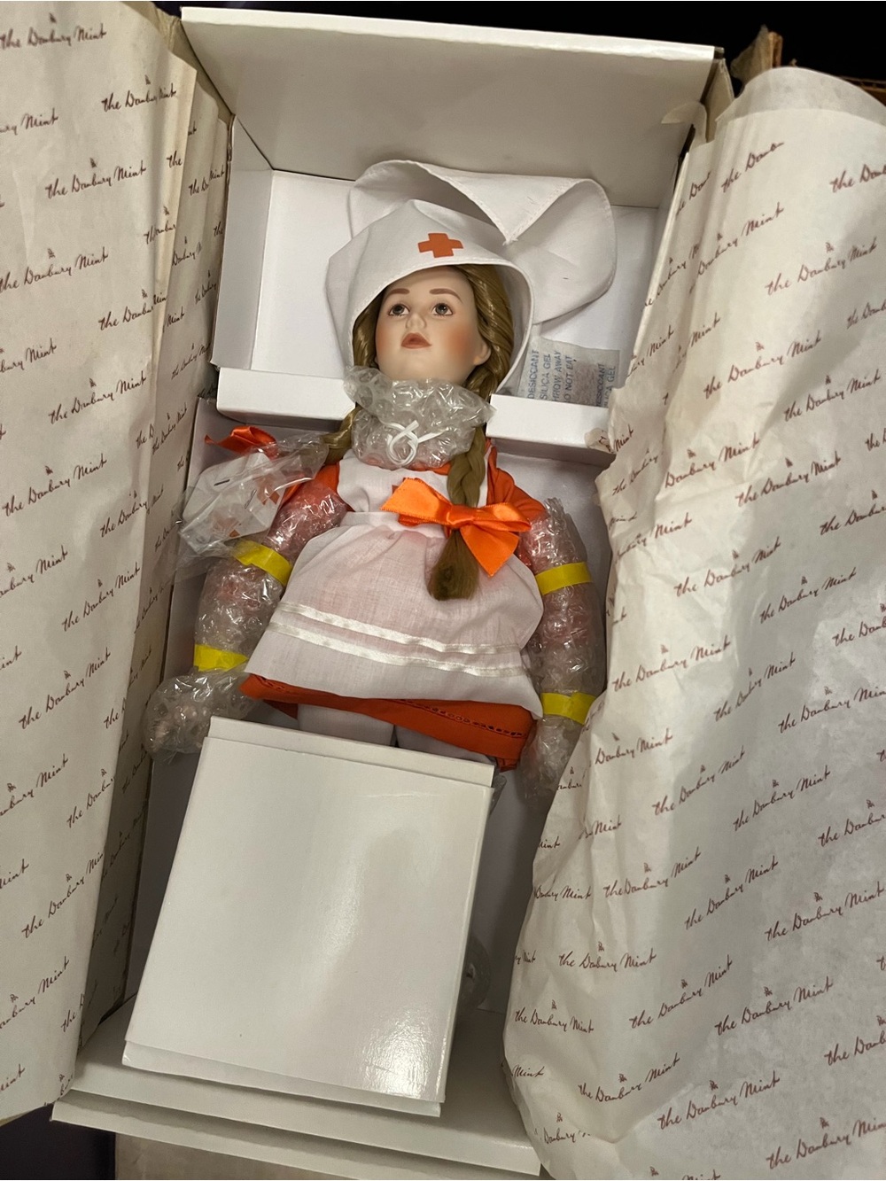 Danbury mint nurse porcelain doll